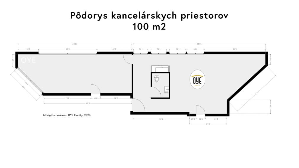 Na prenájom svetlé kancelárske priestory v príjemnom, uzavretom areáli pri Komárne