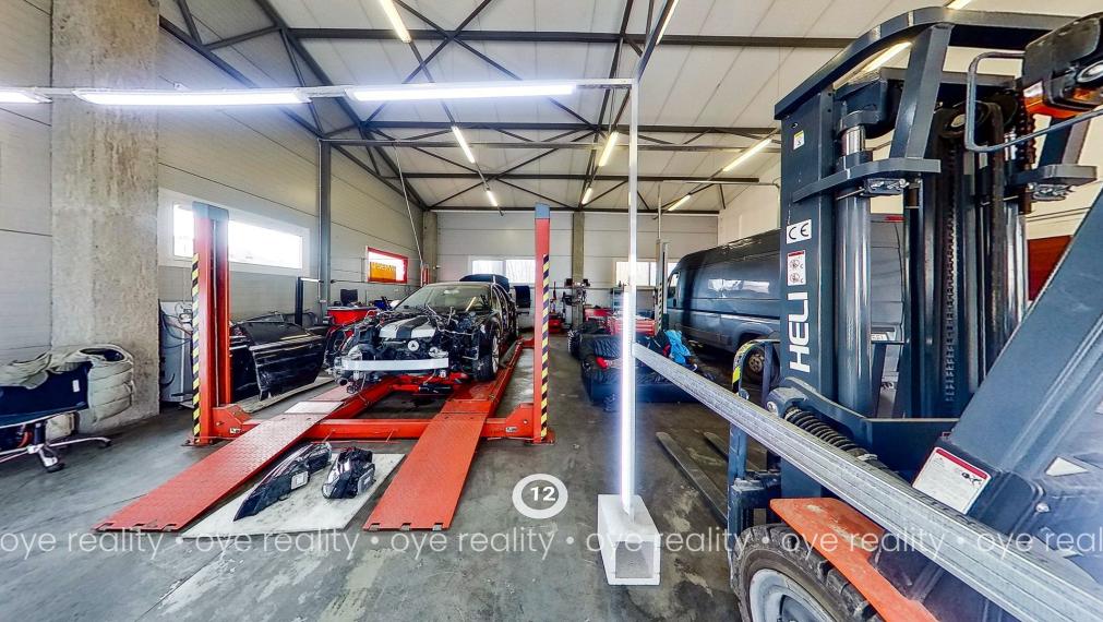 Na prenájom zabehnutý autoservis s kompletným zariadením v Komárne