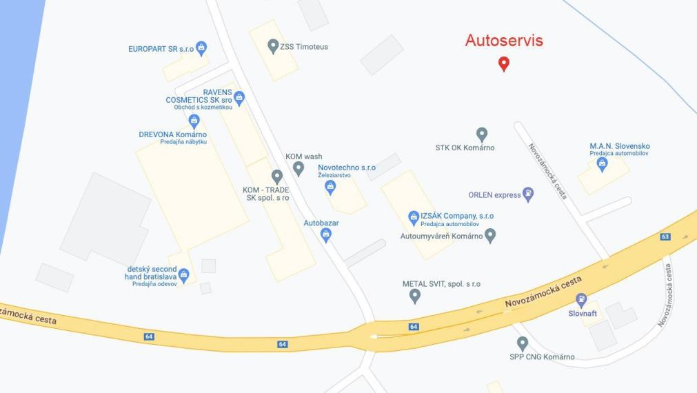 Na prenájom zabehnutý autoservis s kompletným zariadením v Komárne